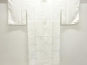 未使用品　雲に鱗模様織出し単衣長襦袢